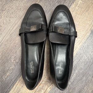Michael Kors Black Leather Shoes